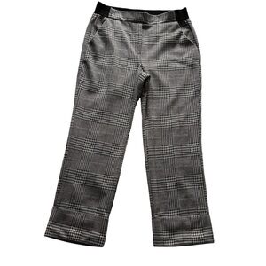 Laundry By Shelli Segal Black and White Textured Pants